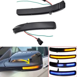 Rear Mirror LED Dynamic Turn Signal Light For Ford Explorer 2011-2017 2018 2019 - Foto 1 di 8