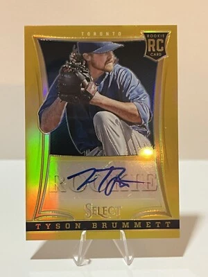 Tyson Brummett Rookie Gold Prizm 11/25 2013 Panini Select Auto - Image 1 of 2