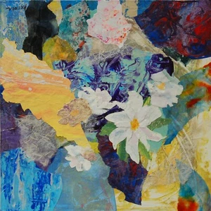 Oil on Artist Board, Garden of Love, by Carol Kreider - Picture 1 of 3