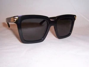 NEU BOTTEGA VENETA SONNENBRILLE BV 1005S 001 SCHWARZ/GRAU 53 MM AUTHENTISCH 1005 - Bild 1 von 8