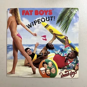 Fat Boys Wipeout b/w Crushin' 8859607 7" 45rpm Vinyl EX/VG++ - Picture 1 of 4