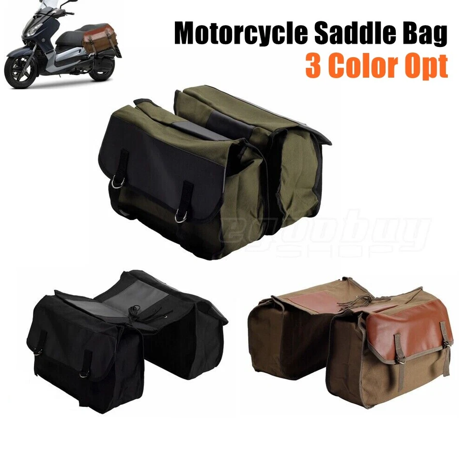 Bolsa de viaje para herramientas de almacenamiento lateral 35-40L para Honda CTX Shadow 750 Suzuki DR 650 Foto 1 de 4