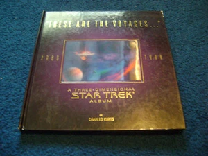 THESE ARE THE VOYAGES: A Three-Dimensional Star Trek Album + SHOT GLASS SET - Imagen 1 de 7