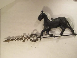 ANTIQUE WEATHERVANE LIGHTING ROD ARROW HORSE PRIMITIVE FOLK ART FARM NICE! - Picture 1 of 10