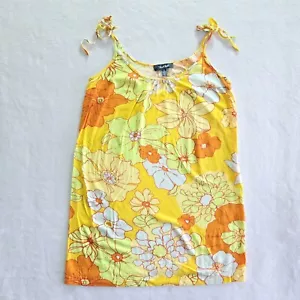ModCloth Mini Dress Size Mdedium Floral Sleeveless Womens Short Strappy Sleeve - Picture 1 of 13