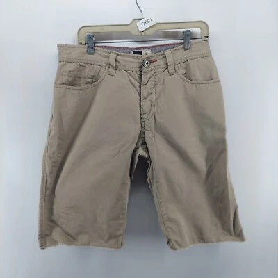howe creates shorts men size 32 chino flat front brown cotton casual summer - Image 1 of 4