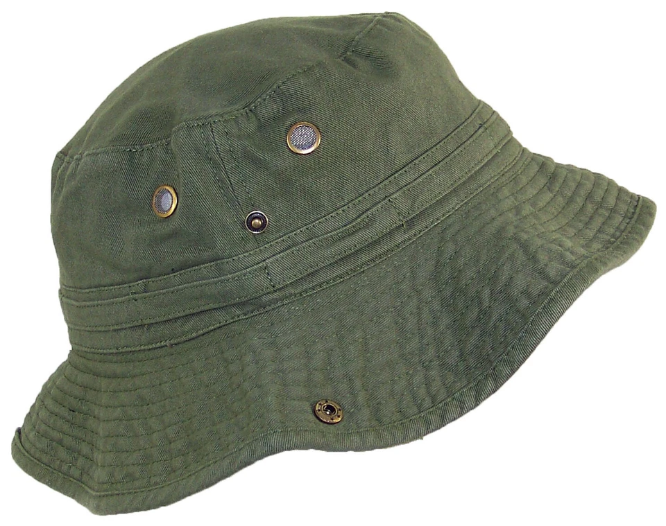 Sombreros Tropic Verano Floppy/Cubo con Lados a Presión, Correa para la Mentón y Agujeros de Aire de Malla Foto 1 de 1