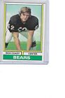 1974 Topps #18 Rich Coady Chicago Bears EX Vintage Off Center