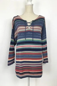 Chaps Southwest Indian Sweater Top - Picture 1 of 5