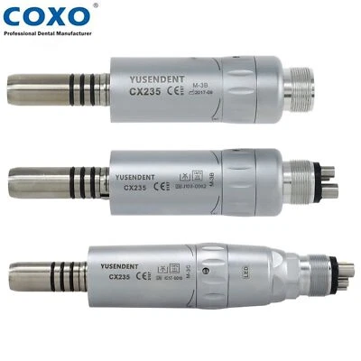 YUSENDENT COXO Dental Fiber Optic Air Motor Low Speed Handpiece Inner Water 2/4/6 Hole NSK