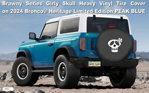 Brawny Girly Skull - 35" - US Made SpareCover® Brand - Made for Bronco Sasquatch - Picture 1 of 6
