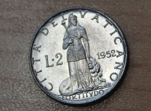 1952 Vatican 2 Lire  - Picture 1 of 2