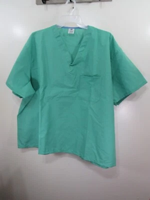 Nueva Blusa Médica Medline Angelstat Unisex Reversible Cuello en V Talla 5XL Jade Foto 1 de 4