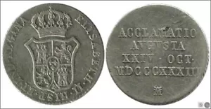 Spain - Medal- Year: 1833 - Number z1833-02 - MBC - Presentation isabel II 183 - Picture 1 of 1