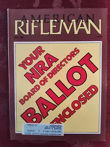 AMERICAN RIFLEMAN NRA Magazine April 1984 Rudy Etchen Melvin Johnson - Picture 1 of 2