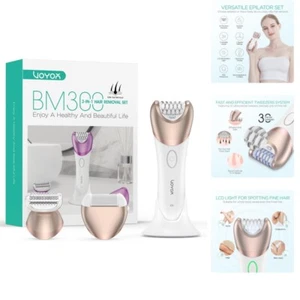 Cordless 3-in-1 Epilator with 30 Tweezers for Effortless Hair Removal - Picture 1 of 9