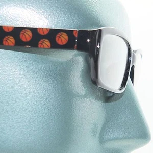 Reading Glasses Basketball Fan Sports Ball Classic Black Frame +1.00 Lens - Picture 1 of 4