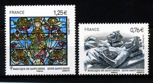 FRANCE 4930/31 BASILIQUE SAINT-DENIS, 2015, NEUFS xx, TB - Picture 1 of 1