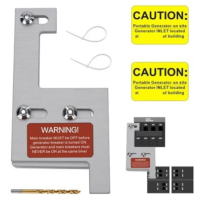 Generator Interlock Kit Compatible For GE Vertical Main 150 & 200 AMP Panels - Image 1 of 4