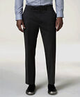 $85 Kenneth Cole 42W 32L Mens Gray Slim Fit Flat Suit Knit Trousers Dress Pants