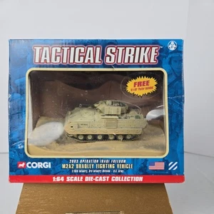 CORGI TACTICAL STRIKE M2A2 BRADLEY FIGHTING VEHICLE 1:64 SCALE DIE-CAST - Picture 1 of 4