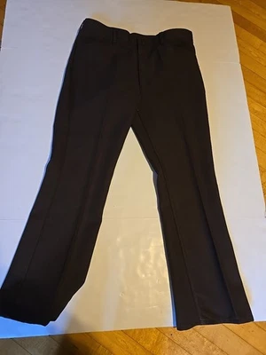 Pantalones/pantalones marrón oscuro calce regular Wrangler para hombre 36x30 de colección hechos en EE. UU. cremallera metálica Foto 1 de 4