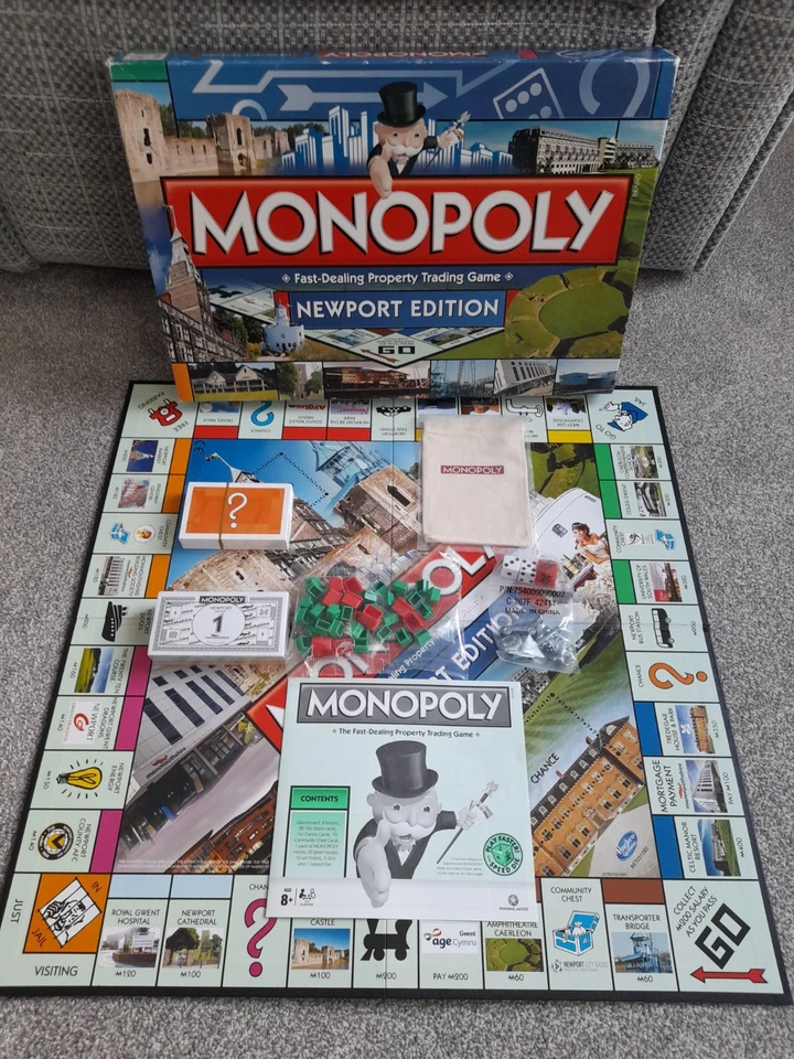 Monopoly Newport Edition Board Game SEALED CONTENTS c2014 - Image 1 of 4