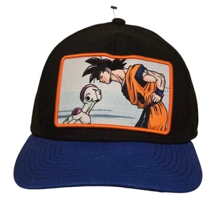 DragonBall Z Toei Animation Black and Blue Cap Anime Goku Frieza Snap Back - Picture 1 of 15
