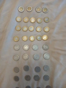 Großes Lot polnischer Münzen Polen Zlotych 60+ zirkuliert gemischt meist-1990er, 1/2 Pfund - Bild 1 von 24