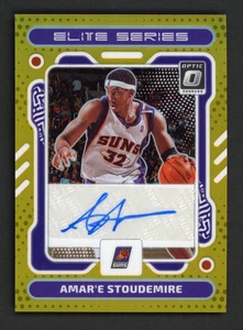 2023 Donruss Optic The Elite Series Signatures Amare Stoudemire Gold Auto 3/10 - Picture 1 of 2