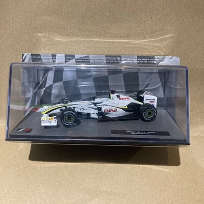 Jenson Button 2009 Brawn GP 01 - Collezione Auto Panini F1 Scala 1:43 Diecast Nuova - Immagine 1 di 4