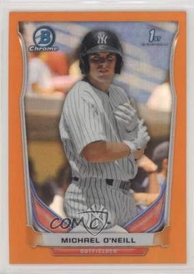 2014 Bowman Chrome Prospects Orange Refractor /25 Michael O'Neill #BCP48 - Image 1 of 2