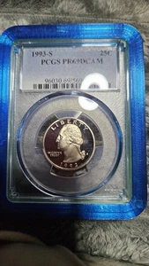 1993-S 25C DCAM (Proof) Washington Quarter - Bild 1 von 2