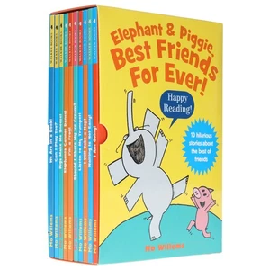 Elephant & Piggie, Best Friends For Ever! 10 Picture Books Box Set - Ages 4-8-PB - Picture 1 of 8