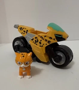 Paw Patrol Cat Pack Wilds Cheetah Feature Transforming Vehicle Bike And Figure - Picture 1 of 13