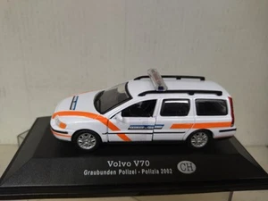 VOLVO V70 2002 POLICE CH GRAUBUNDEN POLIZEI 1:43 FABBRI BLISTER OPEN - Imagen 1 de 3