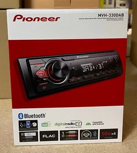 PIONEER CAR USB RADIO BLUETOOTH DAB STEREO TUNER FM RADIO HEAD UNIT IPHONE NEW - Picture 1 of 3