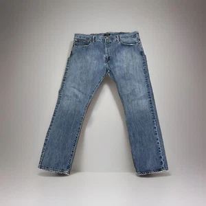 Pantalones de mezclilla para hombre Polo Ralph Lauren Varick lavado medio azul 38x30 - Imagen 1 de 14