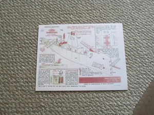 REMCO BARRACUDA SUBMARINE INSTRUCTION SHEET - Picture 1 of 1