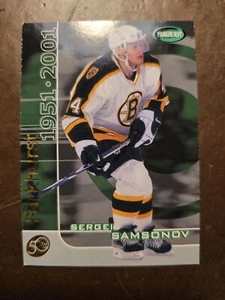 2000-01 Parkhurst Sergei Samsonov #P-107 Boston Bruins NM+ 🔥 - Picture 1 of 2