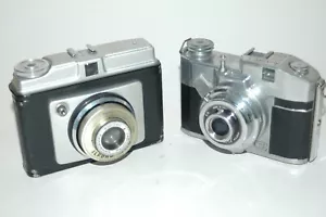 Job lot vintage cameras Ilford and Bencini.Medium format - Picture 1 of 4