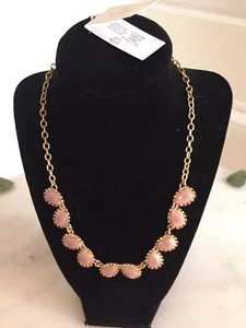 NWt Kate Spade $128 Blush Collar Necklace - Picture 1 of 7