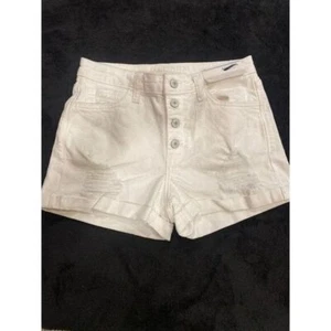 Women Arizona Shorts High Rise size 7 distressed NWT - Picture 1 of 7