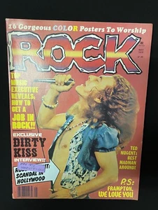 ROCK Magazines May 1978 Robert Plant Ted Nugent Led Zeppelin Kiss  + Poster - Picture 1 of 10