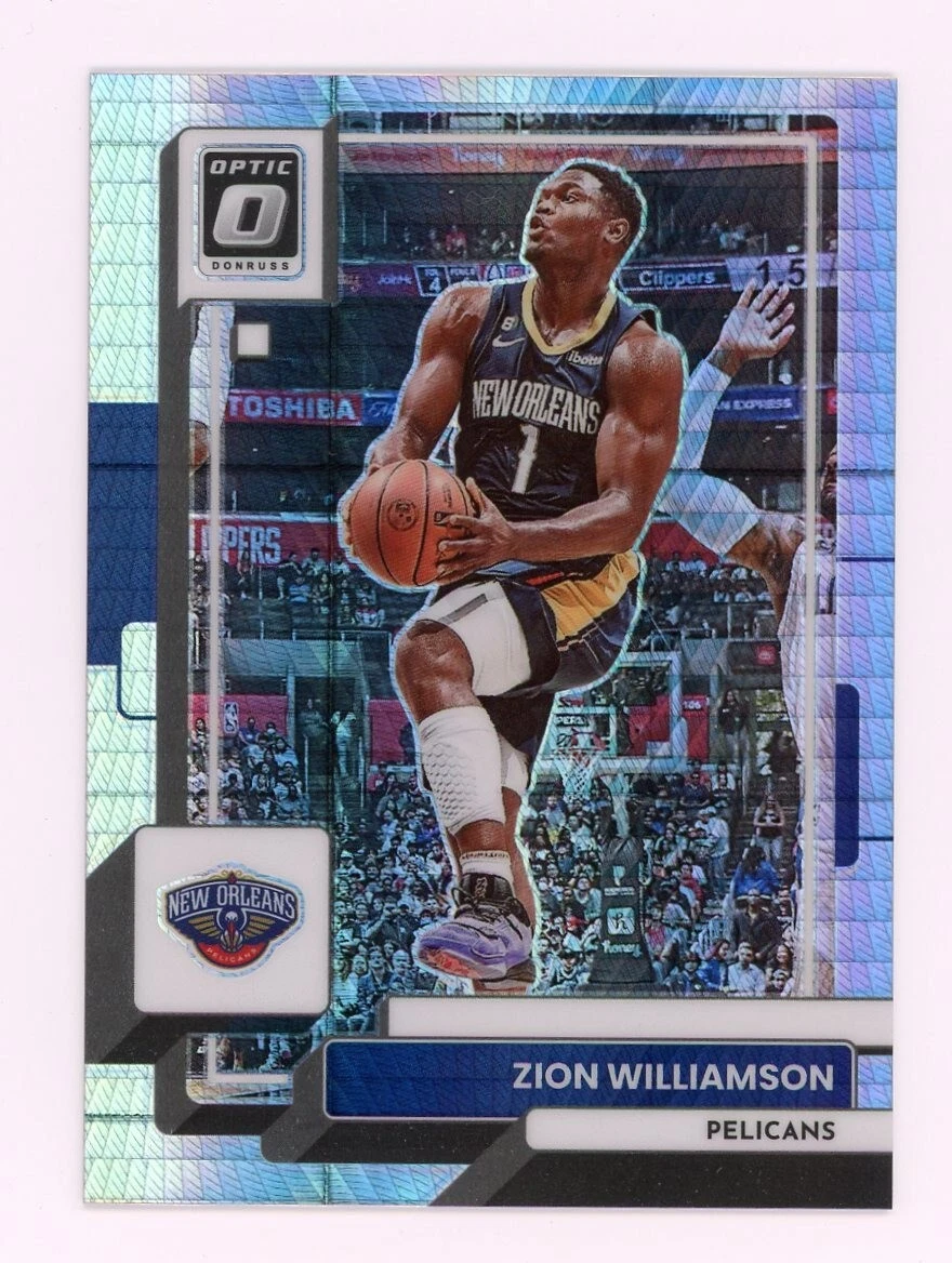 2022-23 Panini Donruss Optic 181 Zion Williamson Lucky Envelopes Prizm /8 SP