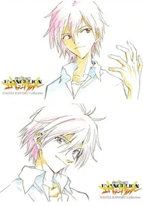 2 pezzi cartolina Neon Genesis Evangelion EVA anime Nagisa Kaworu - Foto 1 di 4