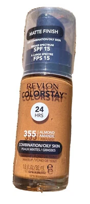 Revlon ColorStay Foundation for Combination/Oily Skin #355 Almond SPF 15 Pump - Image 1 of 3