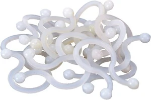 Viessmann Omega Clips, 20 Stück / Kabelhalter, 10 Stück / Kabelbinder-Halter - Bild 1 von 7
