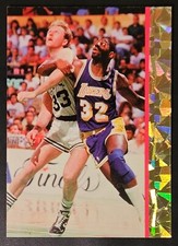 Magic Johnson/Larry Bird 1993 Ballstreet News PROMO Card (nno.)