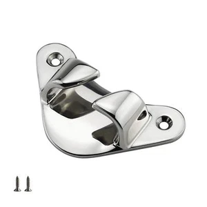 104mm Stainless Steel Boat Angled Bow Chocks Yacht Deck Dock Mooring Rope - Picture 1 of 6